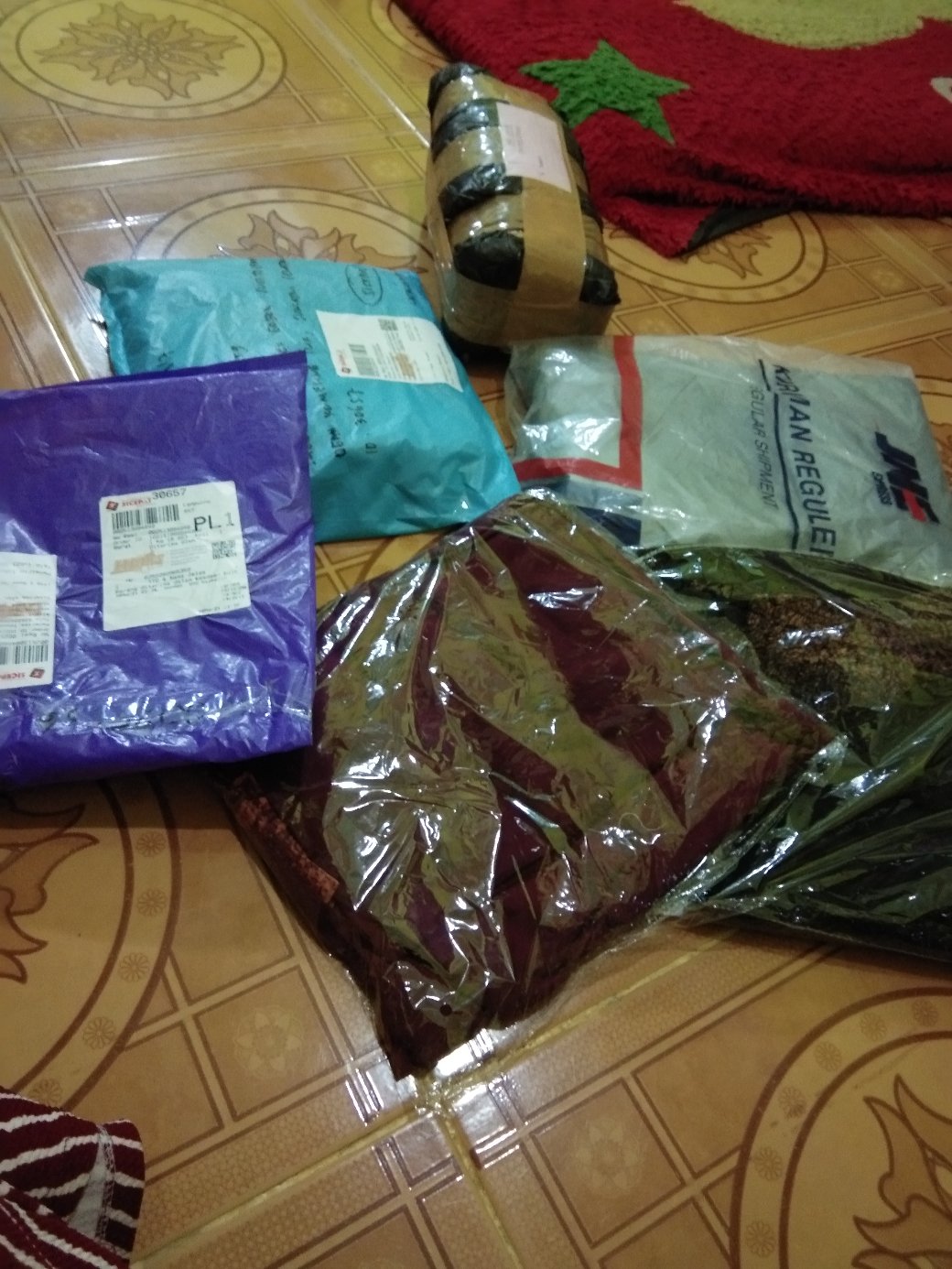 Baladika Kemeja Batik Pria Lengan Panjang Slimfit Katun Printing Hem Baju Seragam Kantor Modern