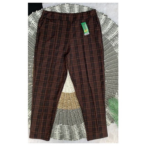 F 44  CELANA PANJANG TARTAN WANITA/ CELANA KOTAK-KOTAK / TARTAN PANTS