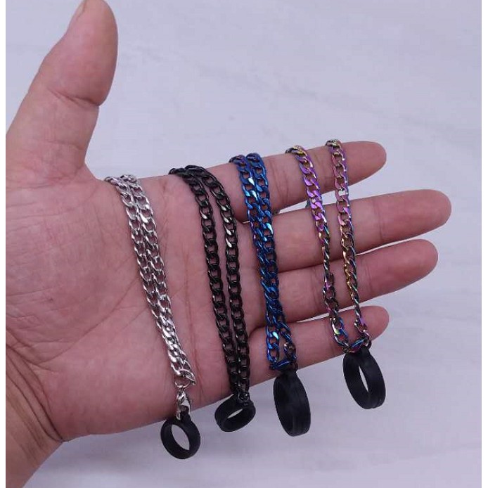 Tali lanyard 3 Gaya Bahan Stainless Steel Untuk Uwell / Crown pod / zero / RPM40 / relx