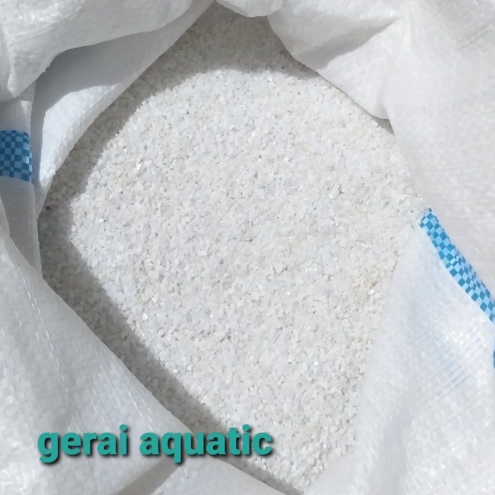 1karung pasir silika putih no 2 aquascape aquarium