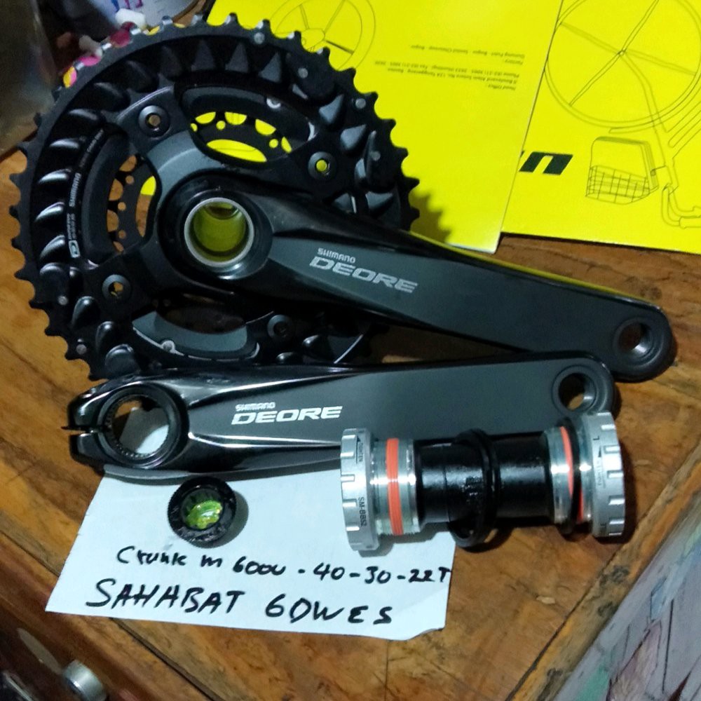 deore triple crankset