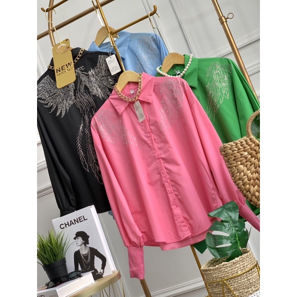 FW B1308 Kemeja Sayap Import Premium Quality