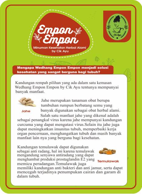 Jamu Empon Empon Minuman Tradisional Kaya Manfaat Shopee Indonesia