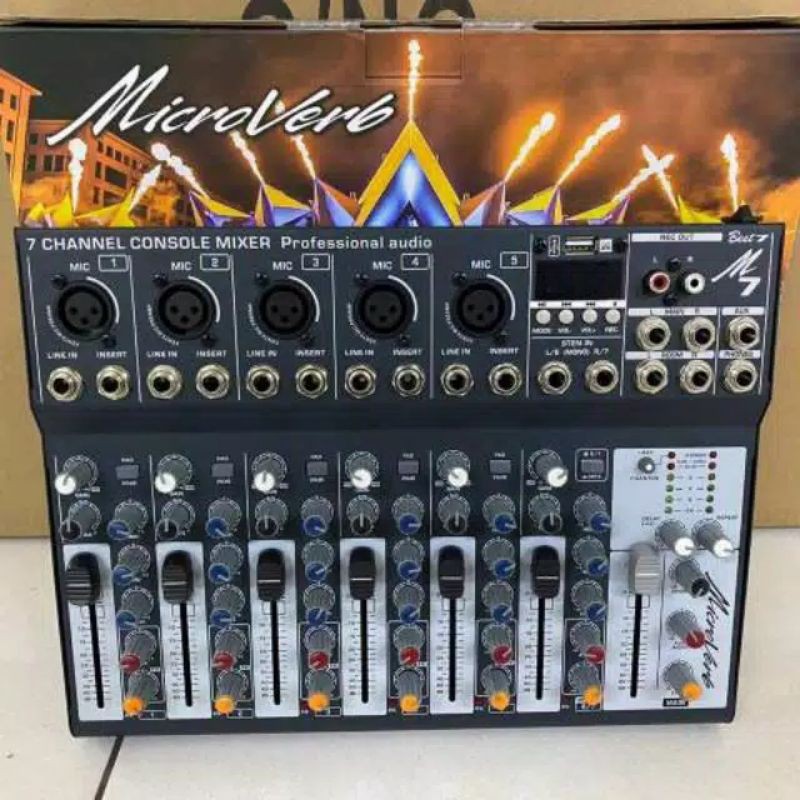 Mixer Audio Microverb Best 7