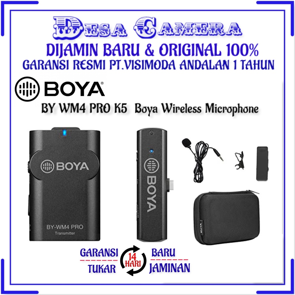 BY-WM4 PRO K5 / BY WM4 PRO K5  Boya Wireless Microphone Original