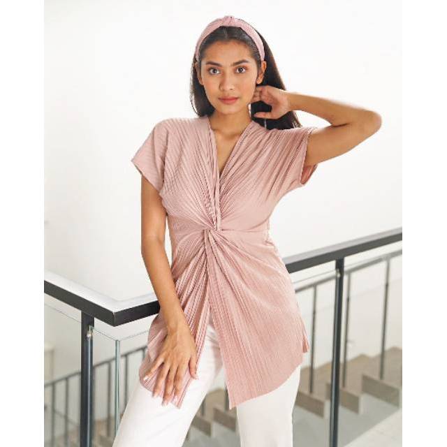 LUNA TOP / Baju bangkok wanita/ blus cewek / atasan plisket