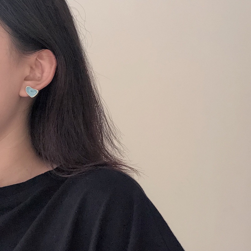 3 Pcs Anting Kombinasi Bentuk C Warna Permen