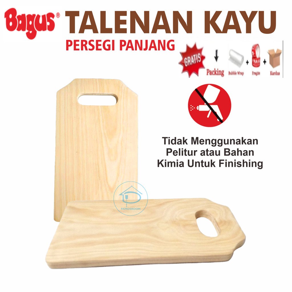 TALENAN KAYU KOTAK ALAS UNTUK MENGIRIS IRISAN