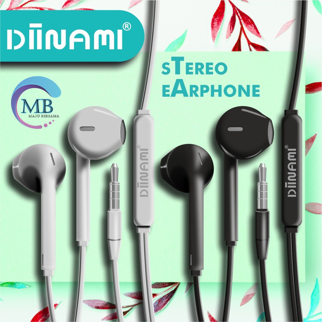 BM035 HEADSET HANDSFREE earphone ORI DIINAMI P30 EXTRA BASS +MiC NON KARET OPPO SAMSUNG VIVO REALME XIAOMI