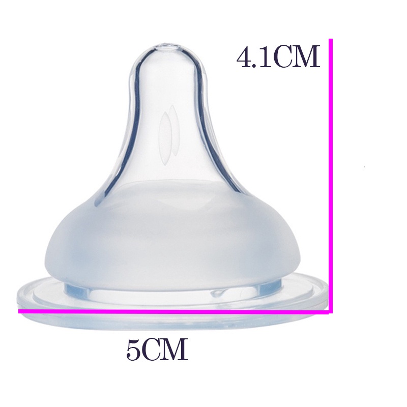 PIGEON Dot Bayi Botol Susu Nipple Peristaltic Leher lebar/ empeng bayi Wide Neck-S (0-3 Bulan)-1PCS