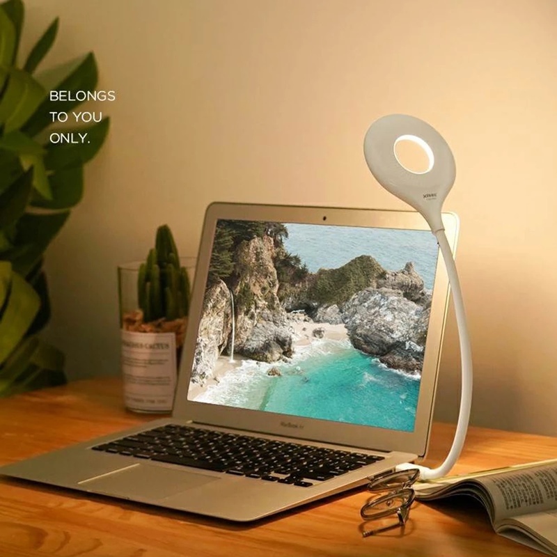 Mini Adjustable Flexible Gooseneck LED Desk Lamp / USB Powered   Movable Accompany Energy Saving  Eye-caring Table Lamps