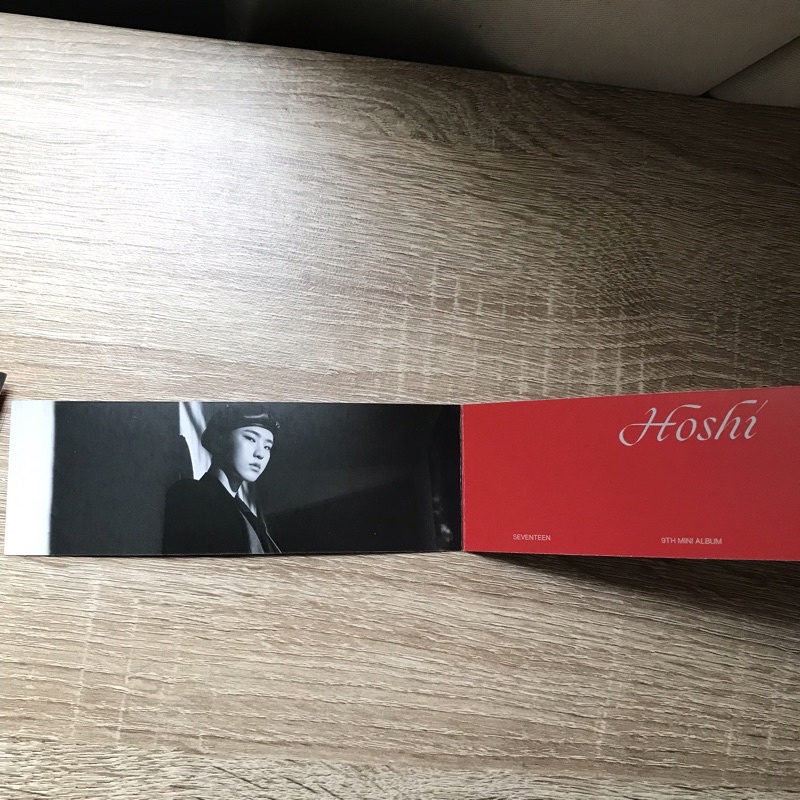 FOLDED CARD HOSHI SEVENTEEN ATTACCA OP. 3
