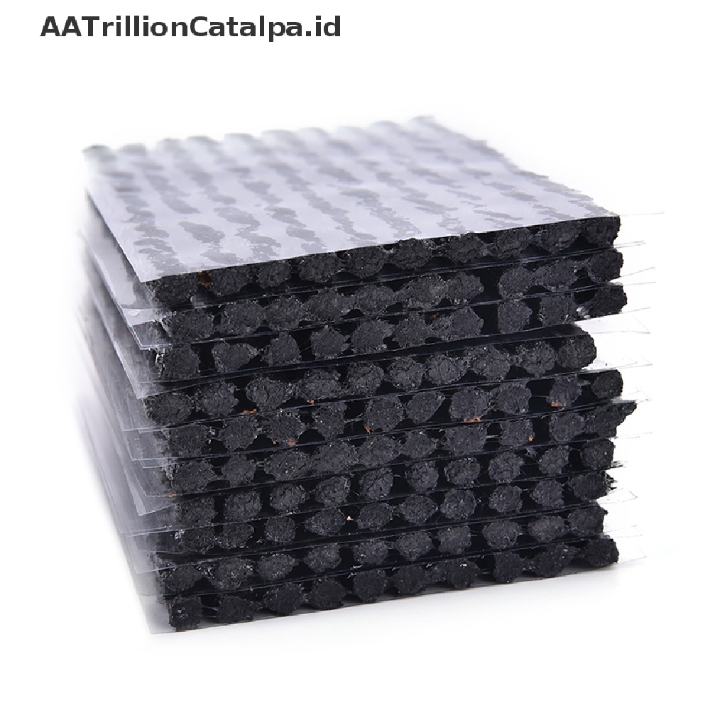 Aatrillioncatalpa 100 Pcs Strip Cacing Untuk Reparasi Tambal Ban Tubeless Sepeda