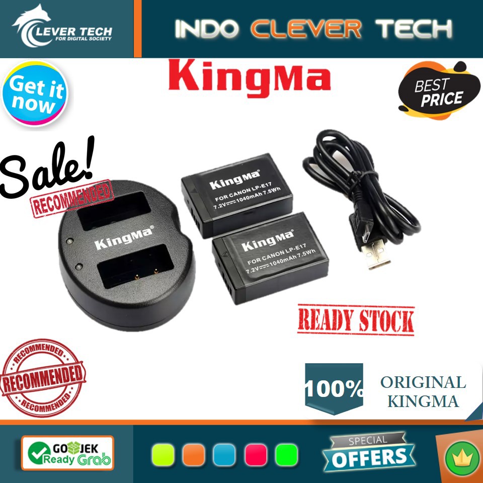 Kingma Dual Battery Charger For LP-E17