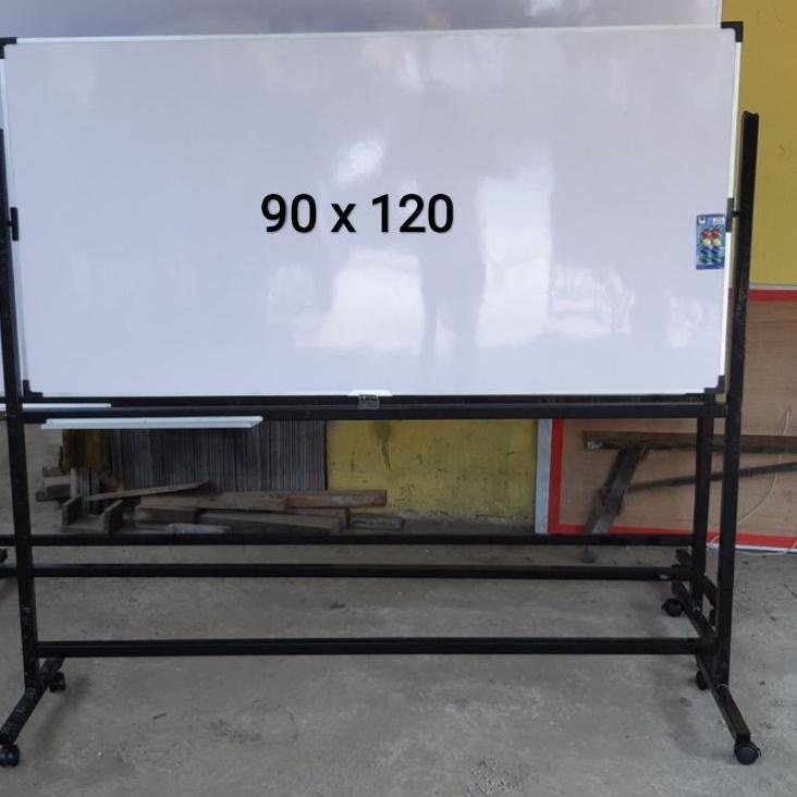 

Terjangkau Whiteboard papan tulis 90 x 120 + standing