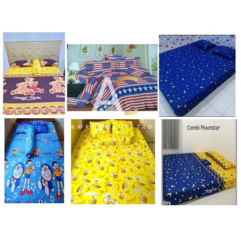 Sprei Homemade Karakter Ukuran 160x200 Queen Size