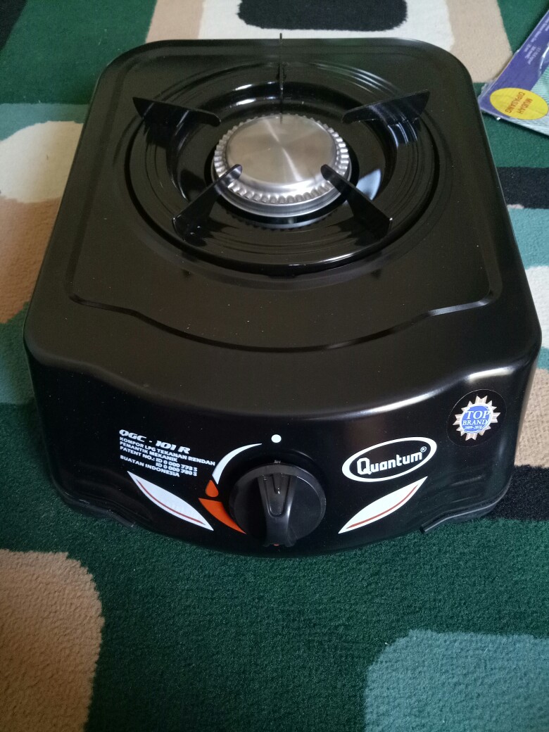Paket Quantum Kompor Gas 1tungku + Selang Regulator Winn Gas