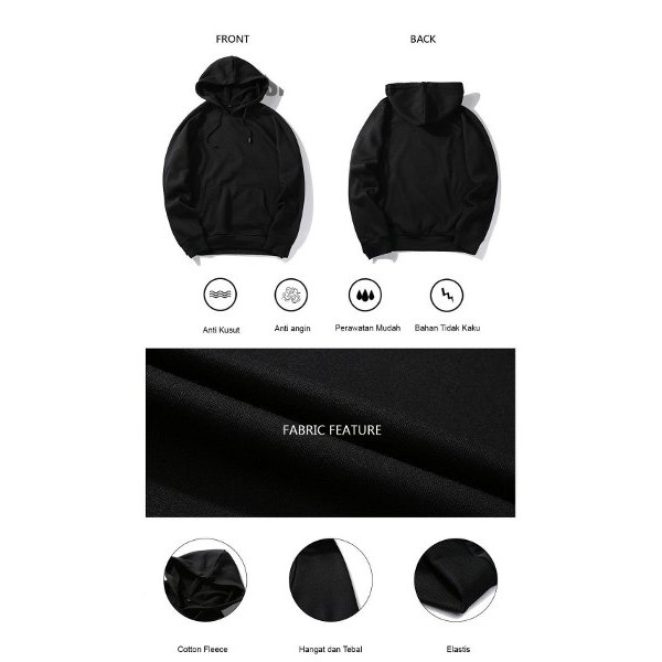 Jaket Hoodie Warna Pink Fanta Polos Sweater Jumper Untuk Pria Wanita