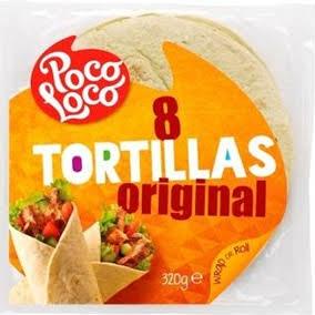 

poco loco tortillas original 8 sheets 320gr