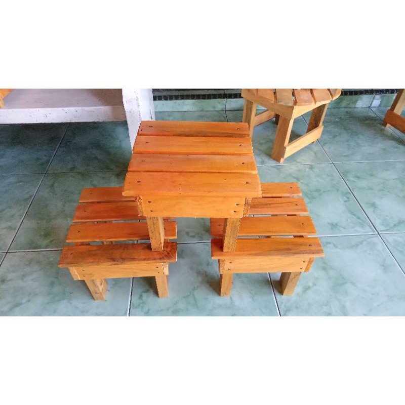 Kursi Kotak Pendek Kayu / Dingklik Mini Kayu / Dingklik Kotak / Kursi Kayu / Kursi Jongkok-2