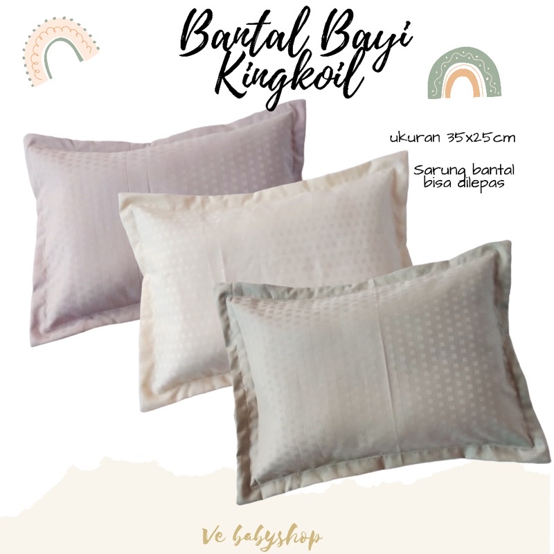 Bantal bayi kingkoil warna random