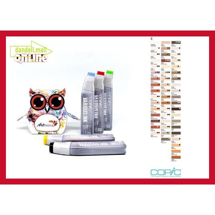 

U8Tyrt67- Copic Various Ink (Untuk Refill Copic Sketch) E3Yrf797-
