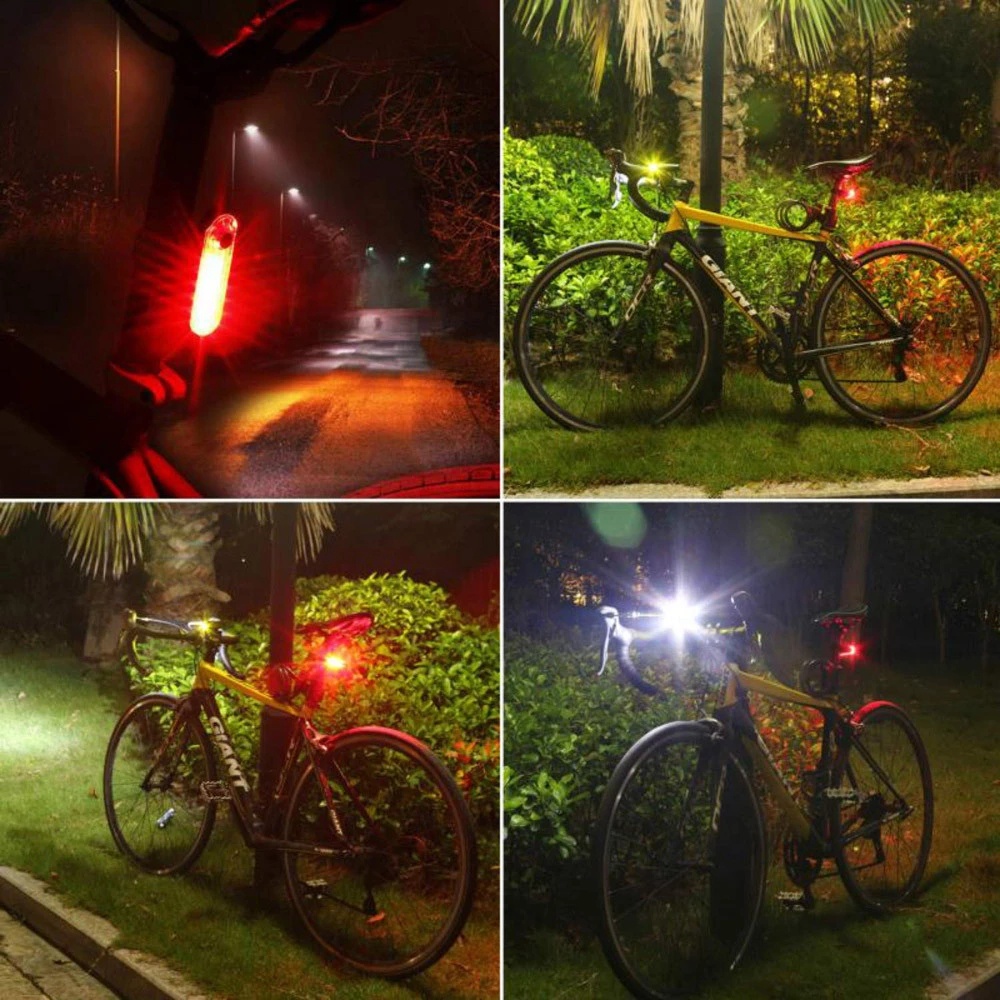 4 Modes USB Rechargeable Cycling Warning Tail Light