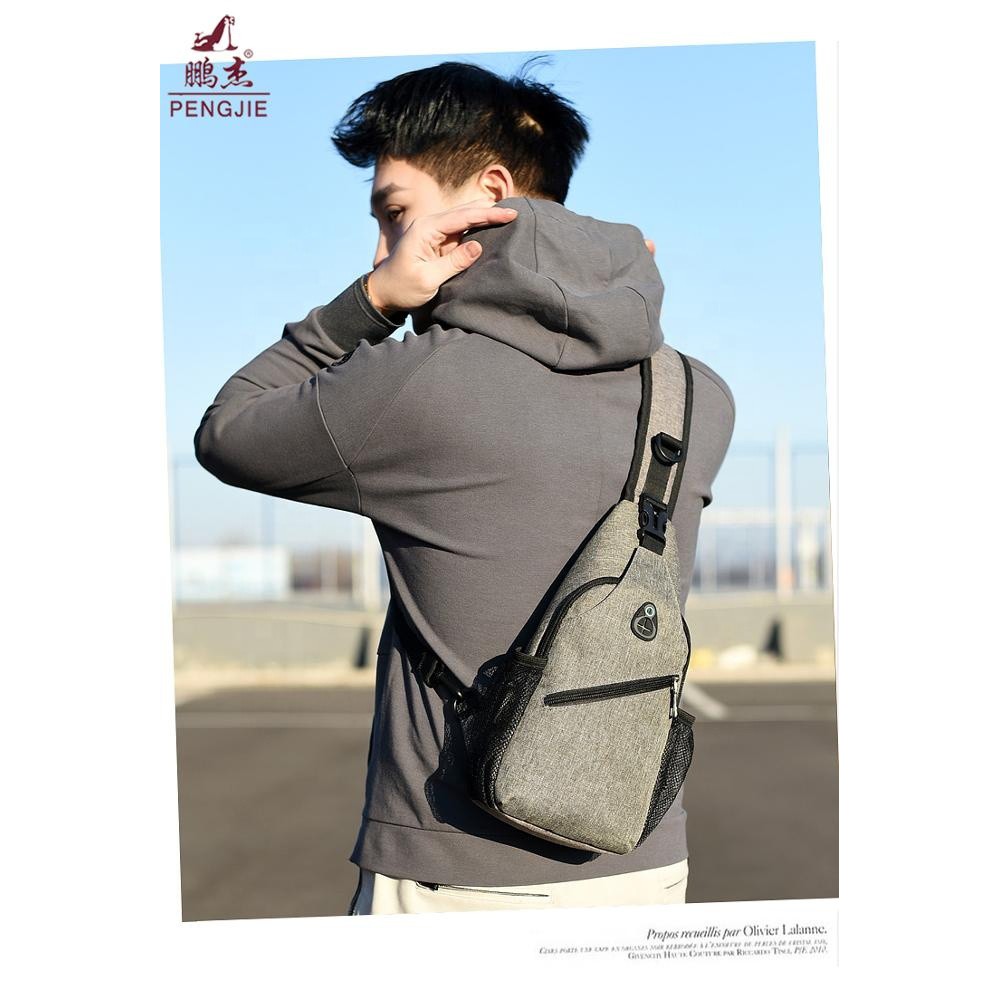 Tas Selempang Dingxinyizu DX0119 Sling Bag Cowok Chest Crossbody USB