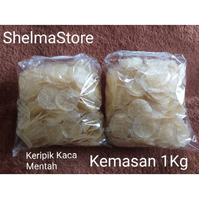 

[COD] Keripik Kaca Mentah Kemasan 1Kg