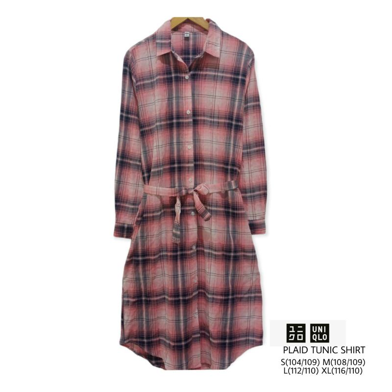 Unq plaid tunic dress