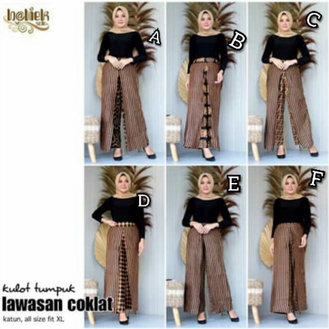 kulot layer batik lawasan