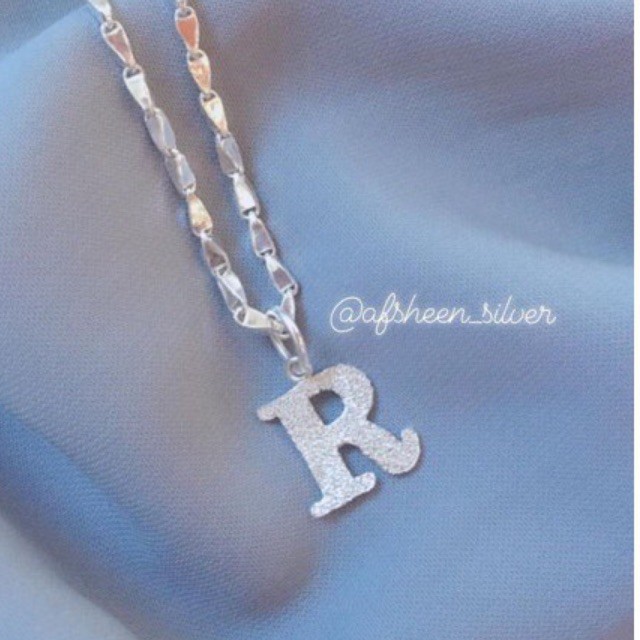 kalung padi inisial nama