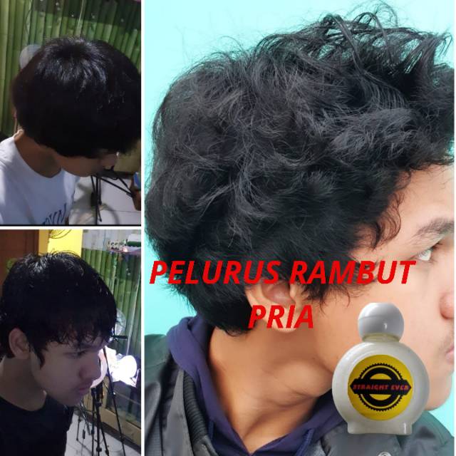 Pelurus Rambut Pria Permanent Tanpa Catok Straight Ever Shopee Indonesia