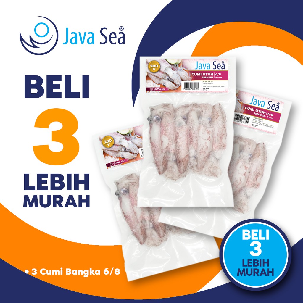 

BELI 3 LEBIH MURAH - Cumi Utuh 200gr 6/8