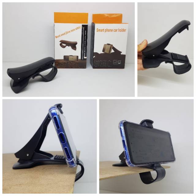 Car Holder KHUSUS DASHBOARD Mobil Dudukan Hp Di Dasbor Mobil Mini Lazy Pod Phone Holder 3.5&quot; - 6.5&quot;