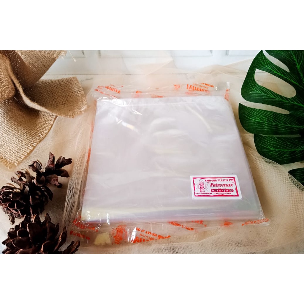 Plastik PP Bening Petromax 18x30 - Plastik 1.5 kg