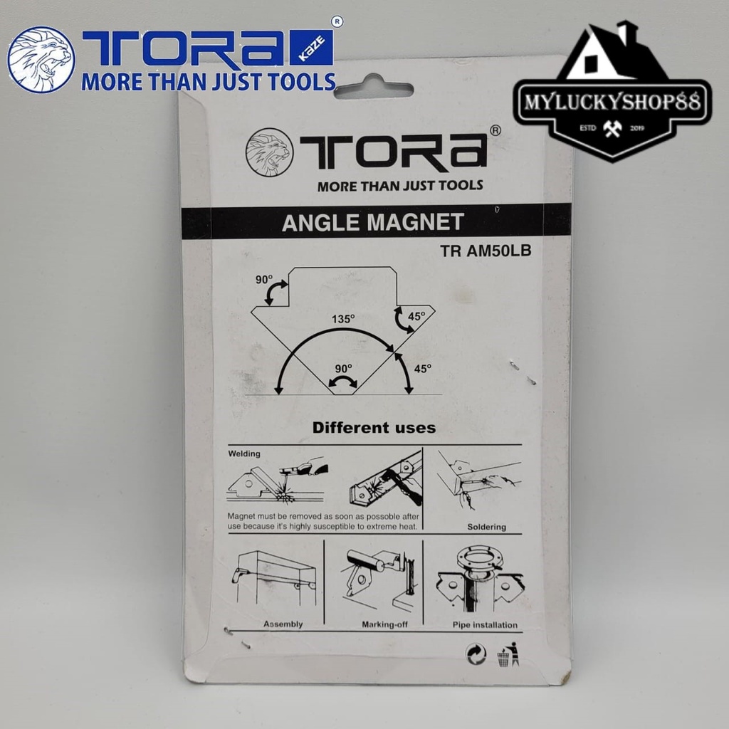 Tora Siku Magnet Las 50Lbs 4 Inch Magnetic Smart Welding Arrow 50 LBS