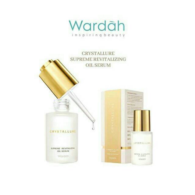 ☃Cutezz_Ching1☃Wardah Crystallure Supreme Revitalizing Oil Serum 30ml