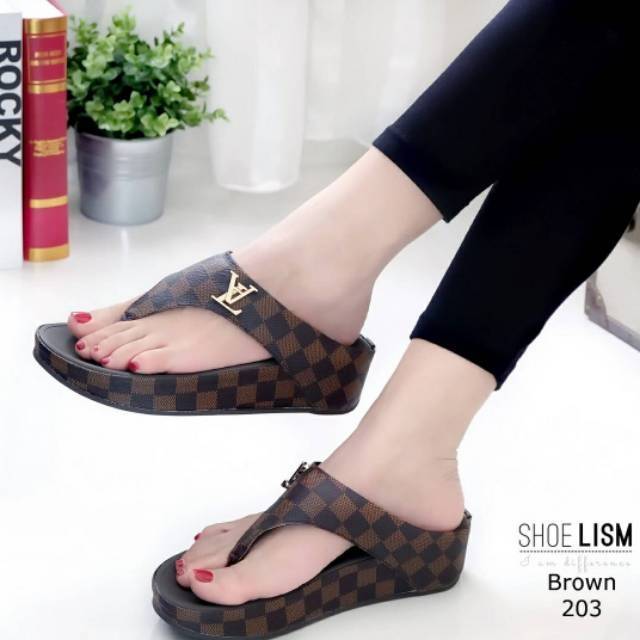 ABBUSHOES PH 06 weges bahan Sintetis Sangat Nyaman untuk Wanita