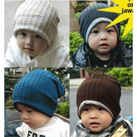 Kupluk bolak balik MJ hat topi mj hat topi bayi topi kupluk bolak balik