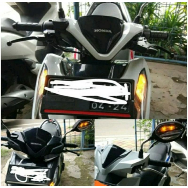 Spion sen sein lampu honda BEAT VARIO  125 150 original nyala Kuning