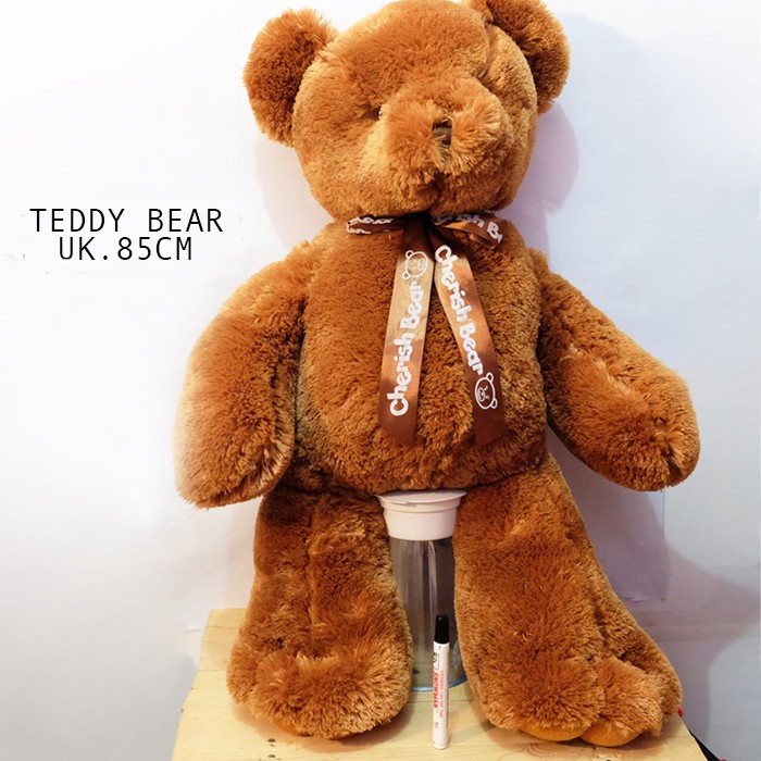 Boneka teddy bear Lembut Besar 85cm beruang gulifer guliver cheries bear kado tedy ultah