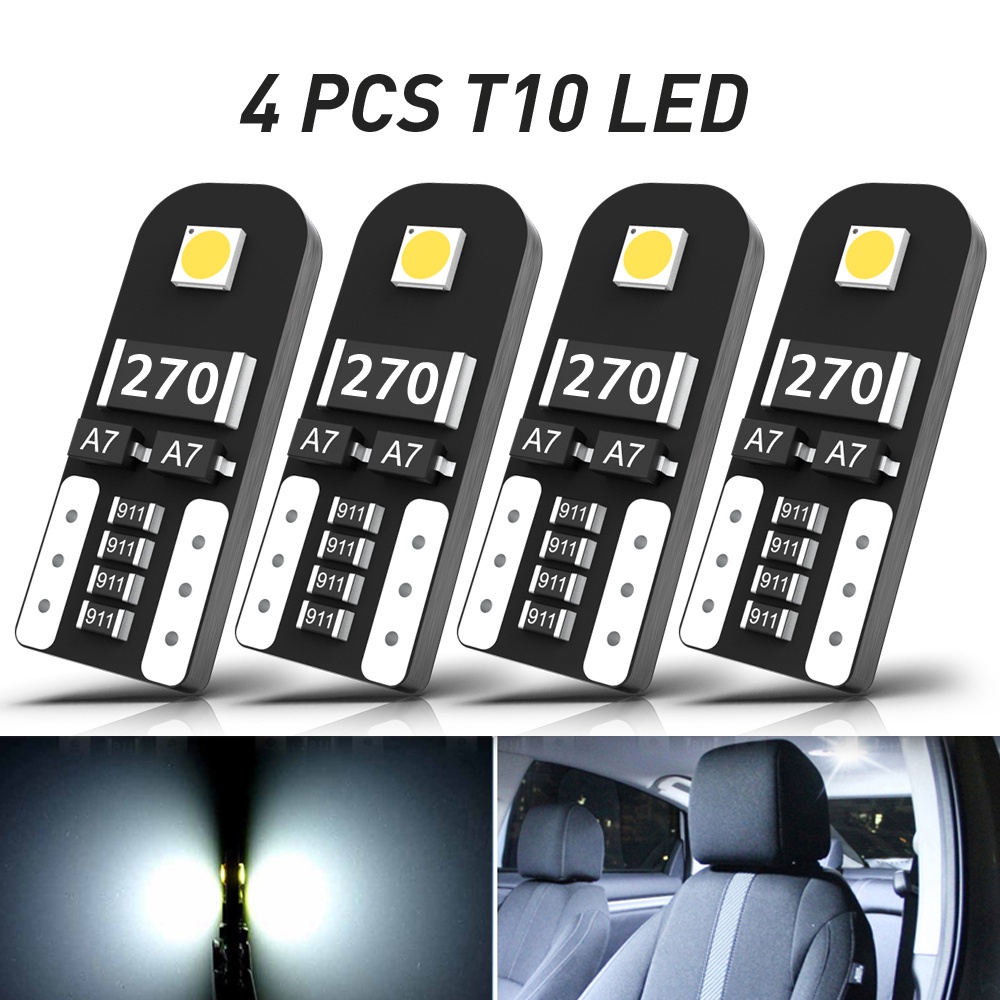 Lampu Senja LED T10 CANBUS Black 2 Sisi ERROR FREE Super Bright Calya Brio Avanza Jazz Ertiga Livina