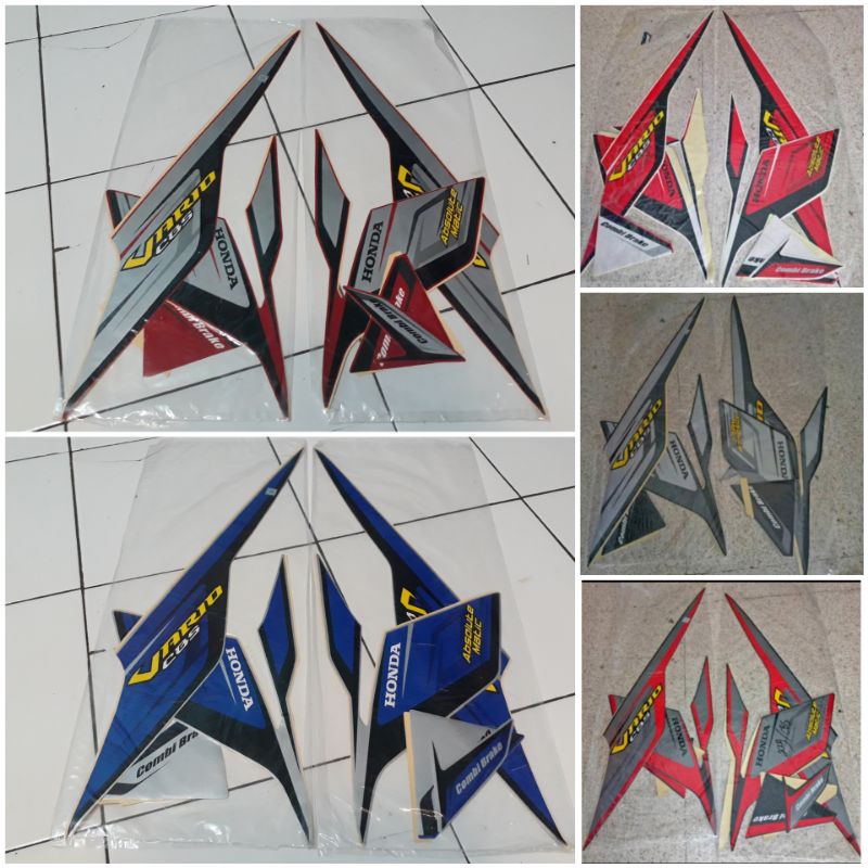 striping sticker honda vario cbs 110 karbu 2009