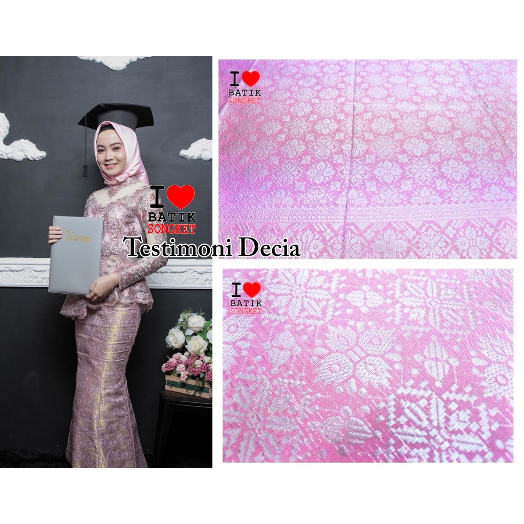 

SONGKET MESIN MOTIF 1 WARNA PINK PASTEL BENANG SILVER BAHAN KAIN TENUN BRIDESMAID SERAGAMAN GROSIR MURAH