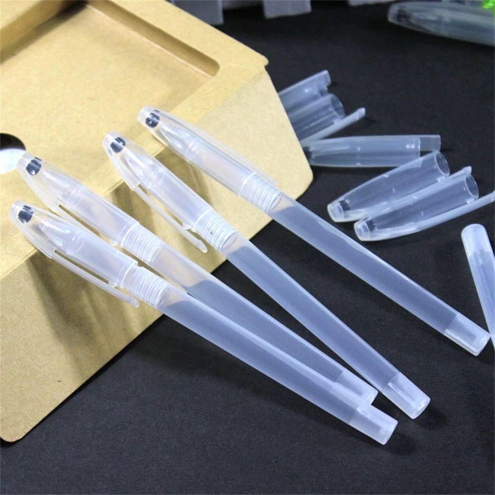 Lanfy Gel Pen Shell Transparan Simple Styple Siswa Kantor Gagang Minimal Alat Tulis Pulpen Cover