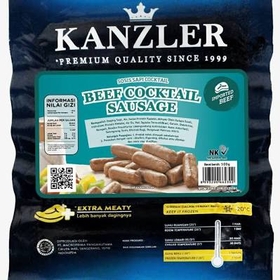 

SOSIS KANZLER BEEF COCKTAIL 500GR