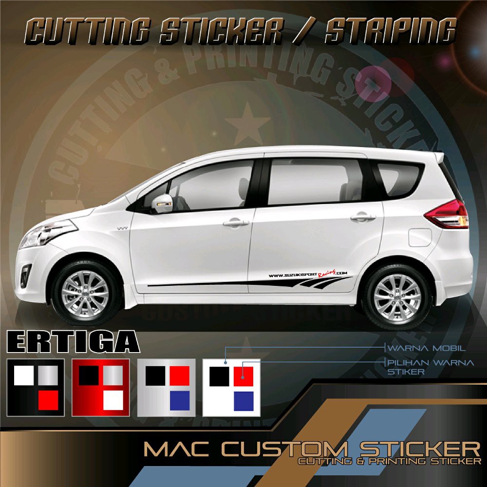 Cutting Sticker Mobil Ertiga - Gambar-Gambar Stiker