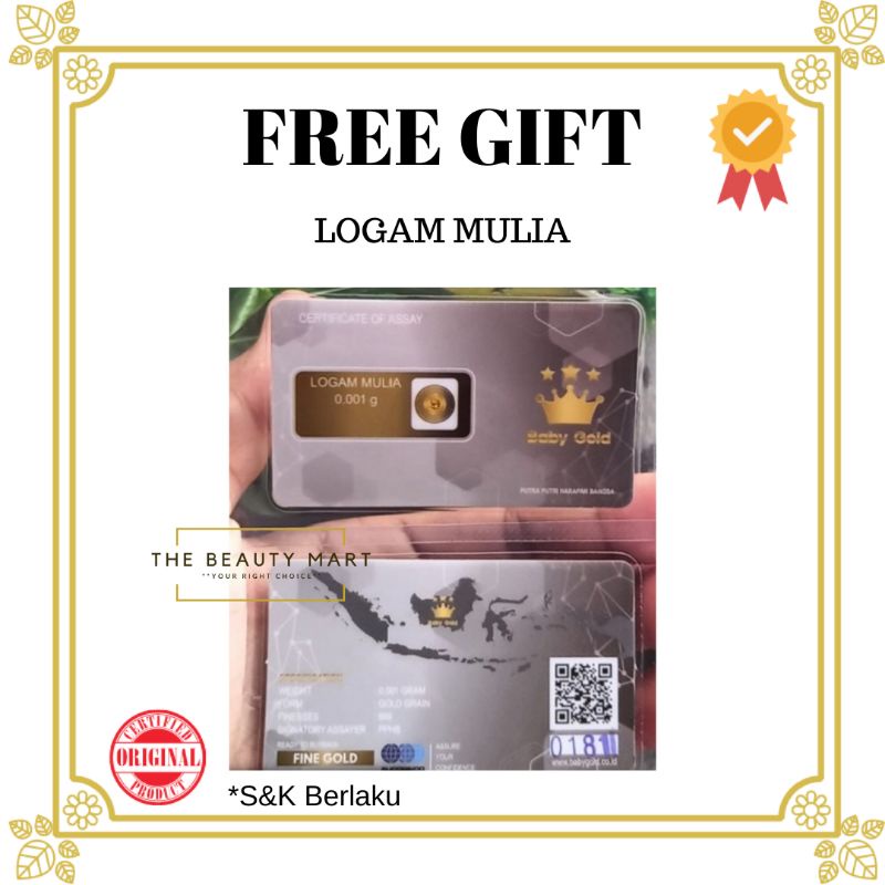 [FREE GIFT] Logam Mulia Emas Asli 24 Karat