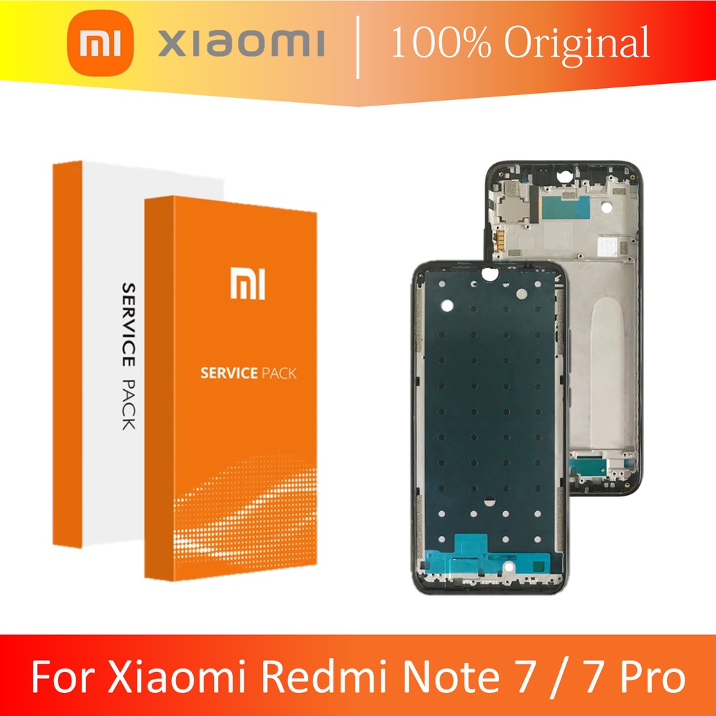 [ CHECK.ID ] MIDDLE FRAME BEZEL RANGKA TULANG LCD XIAOMI REDMI NOTE 7 / NOTE 7 PRO